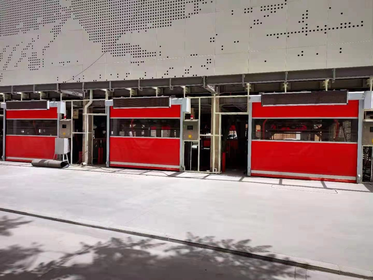 快速卷帘门如何调限位高度？